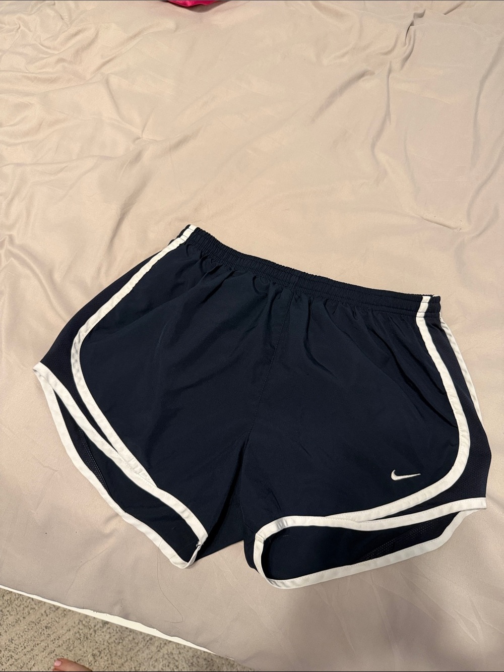 Nike Women's black Athletic Shorts with White Trim